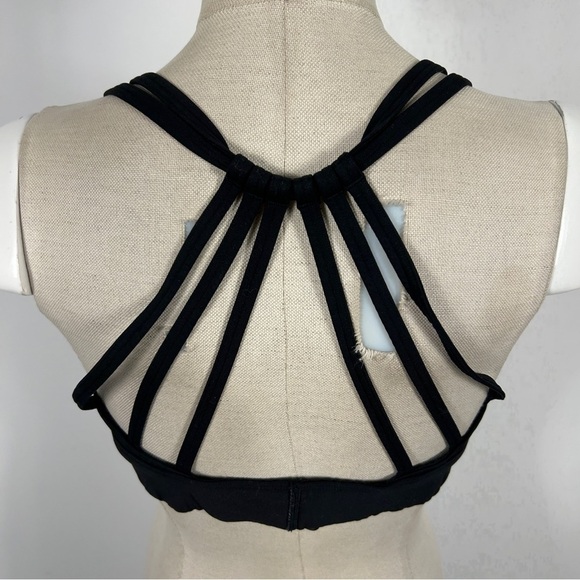 ❤️ PINK Victoria's Secret Women's Black Strappy Sports Bra L - Picture 3 of 7